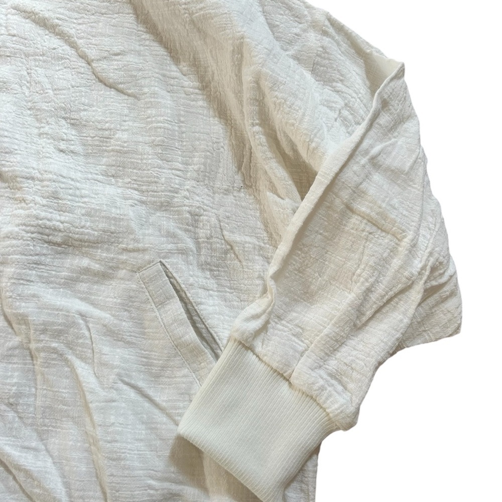 NWT BB Dakota Fast Lane White Zipper Jacket - Picture 4 of 4